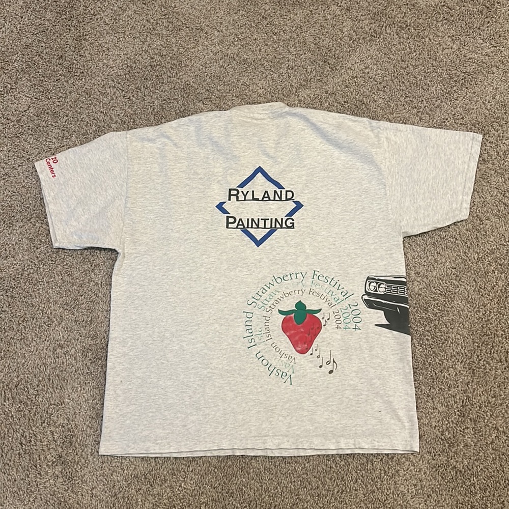 Vintage 2004 Y2K Vashon Island Strawberry Festival Shirt Men’s Size XL - Picture 5 of 7